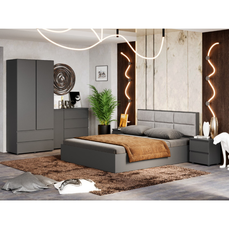 Комплект для спальні Л-3, Графіт