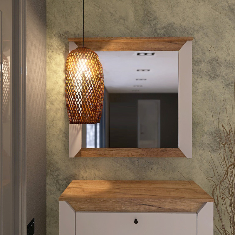 Комплект для спальні Н-3, Дуб Крафт Золотий, Білий - Зображення 9