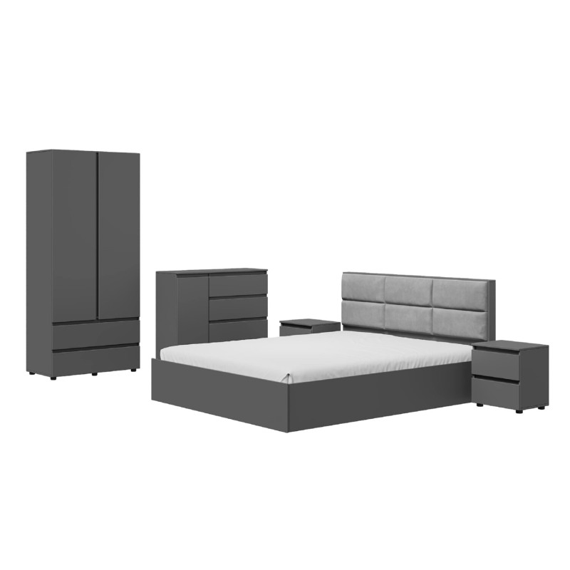 Комплект для спальні Л-3, Графіт - Зображення 11