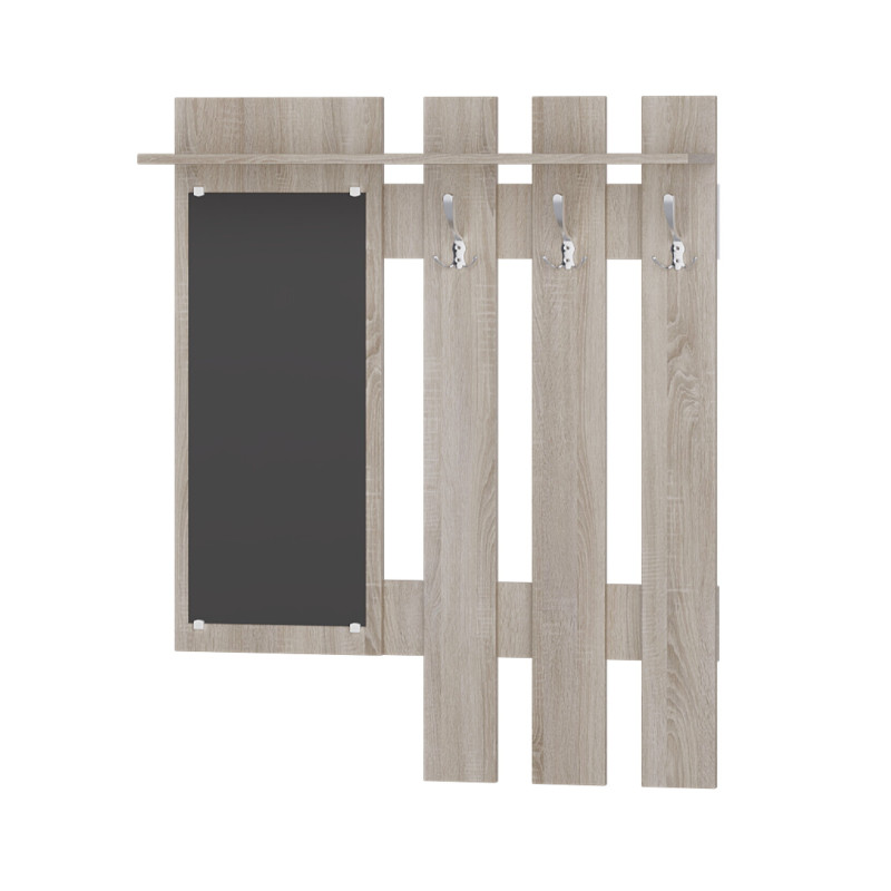 Вішалка в передпокій Т-1 з дзеркалом, Дуб Сонома - Зображення 2