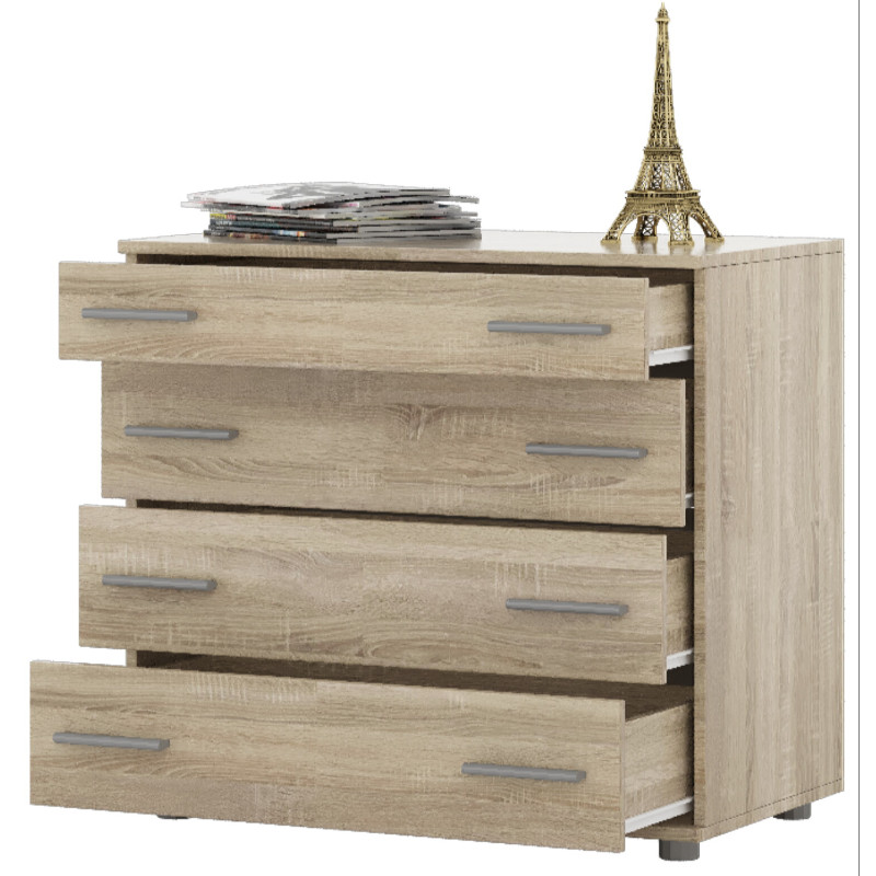 Комод К1-800, Дуб Сонома, Телескопічні напрямні - Зображення 4