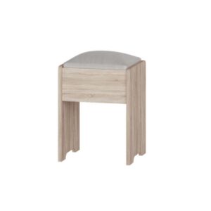 Пуф м’який дуб сонома 36×30×42 см для передпокою, спальні або вітальні