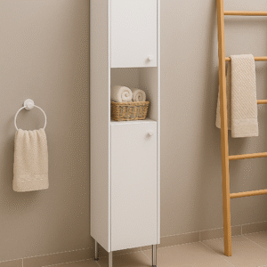 Дзеркало з шкафчиком №06-50 правостороннє/лівостороннє біле