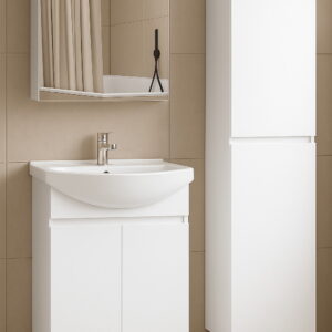 Дзеркальна шафа підвісна №12-50 правостороння/лівостороння