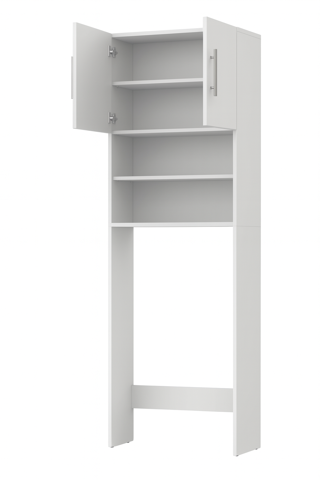 Пенал-шафа над пральною машиною підлогова №03-65 біла - Зображення 2