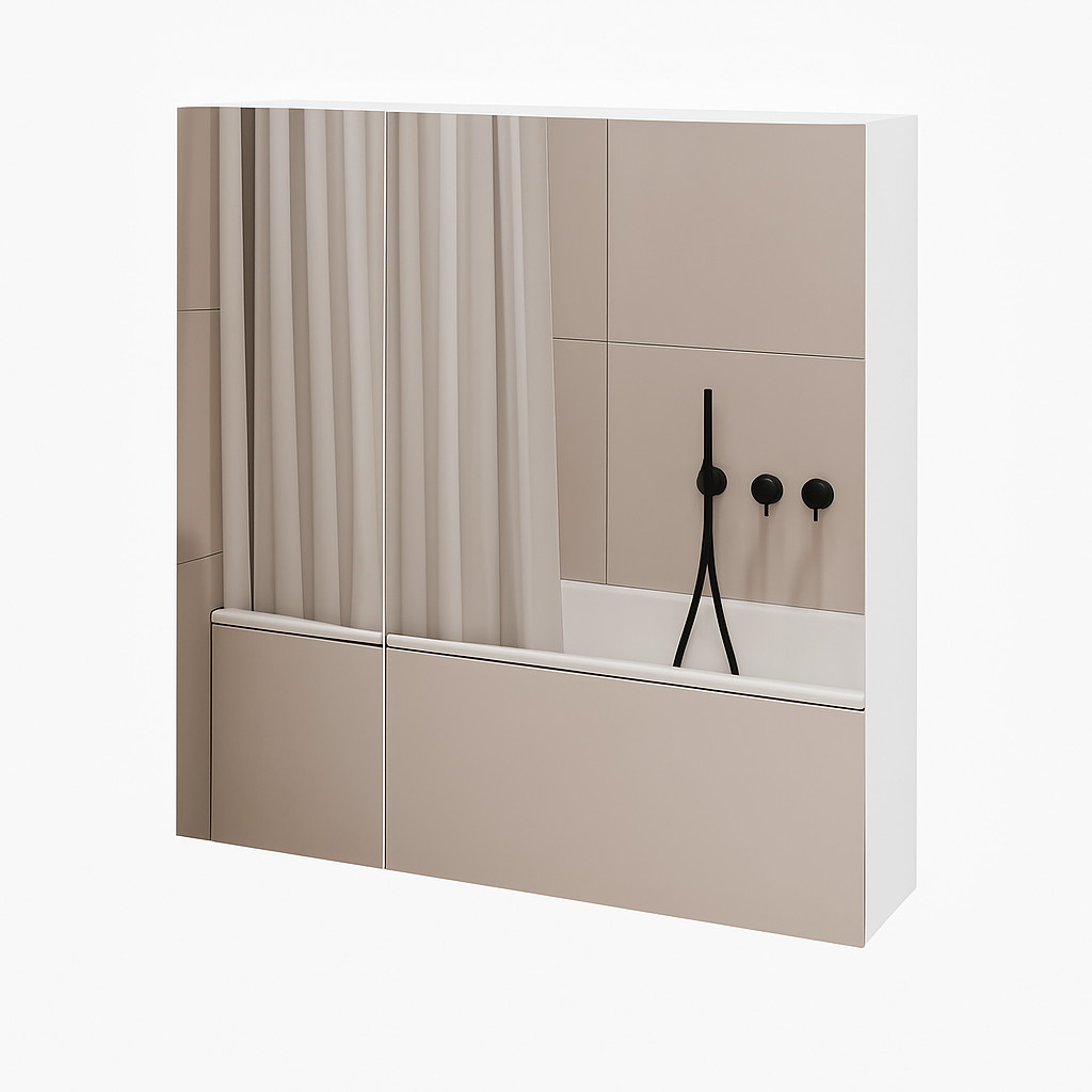 Дзеркальна шафа підвісна №14-70 правостороння/лівостороння - Зображення 3