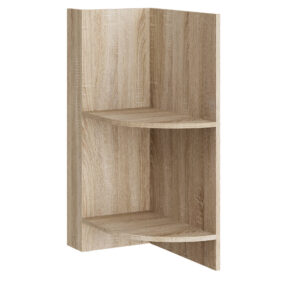 Кухонна нижня кутова відкрита полиця 28×45 (55)×82 см, дуб сонома / трюфель